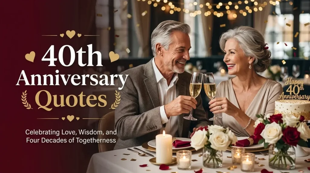 40th Anniversary Quotes