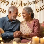 40th anniversary wishes for parents