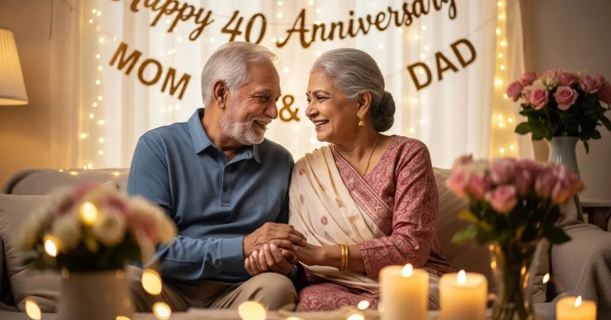 40th anniversary wishes for parents