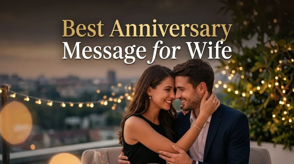 Best Anniversary Message for Wife