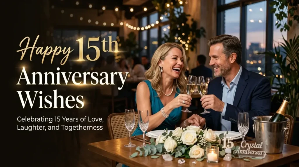 Happy 15th Anniversary Wishes