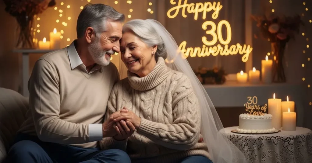 Romantic 30th Wedding Anniversary Wishes for Parents