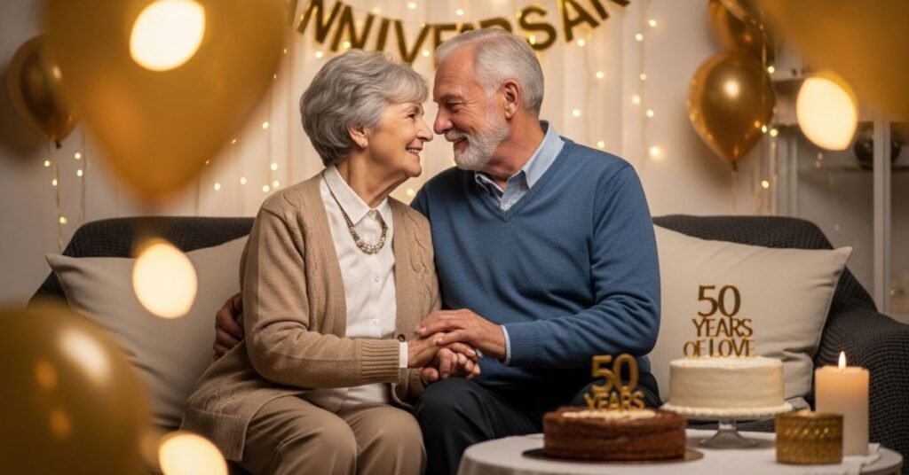 Romantic 50th Anniversary Wishes