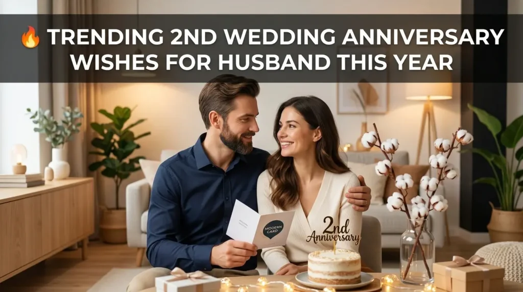 🔥 Trending 2nd Wedding Anniversary Wishes for Husband This Year