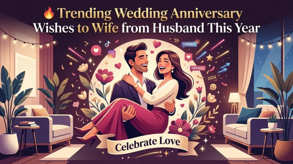 🔥 Trending Wedding Anniversary Wishes to Wife from Husband This Year