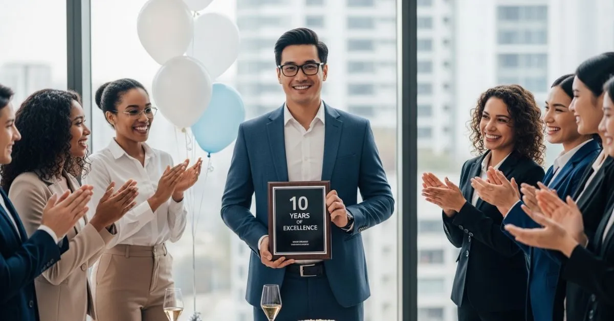 10 year work anniversary wishes