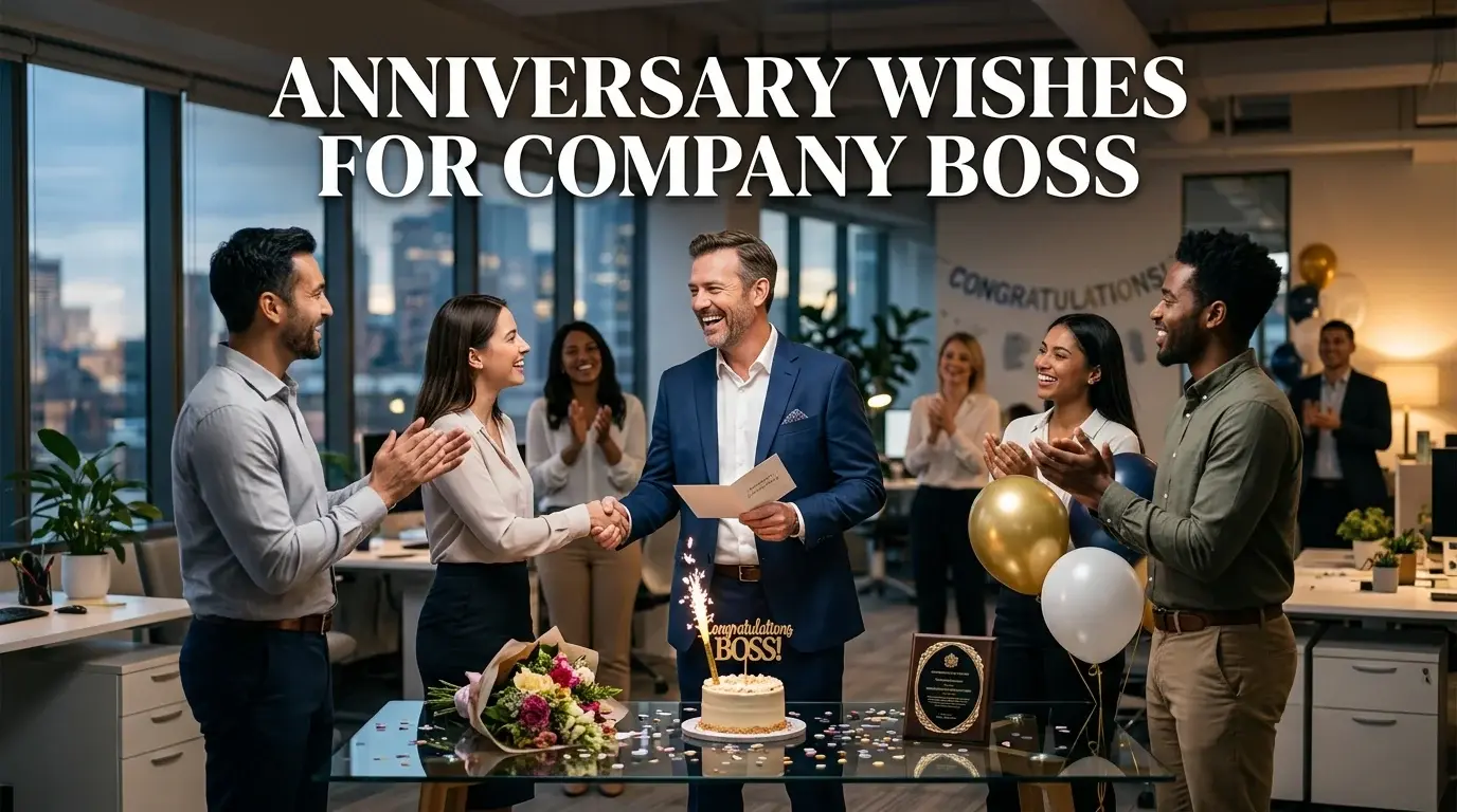 Anniversary Wishes for Company Boss