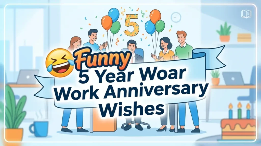 😂 Funny 5 Year Work Anniversary Wishes