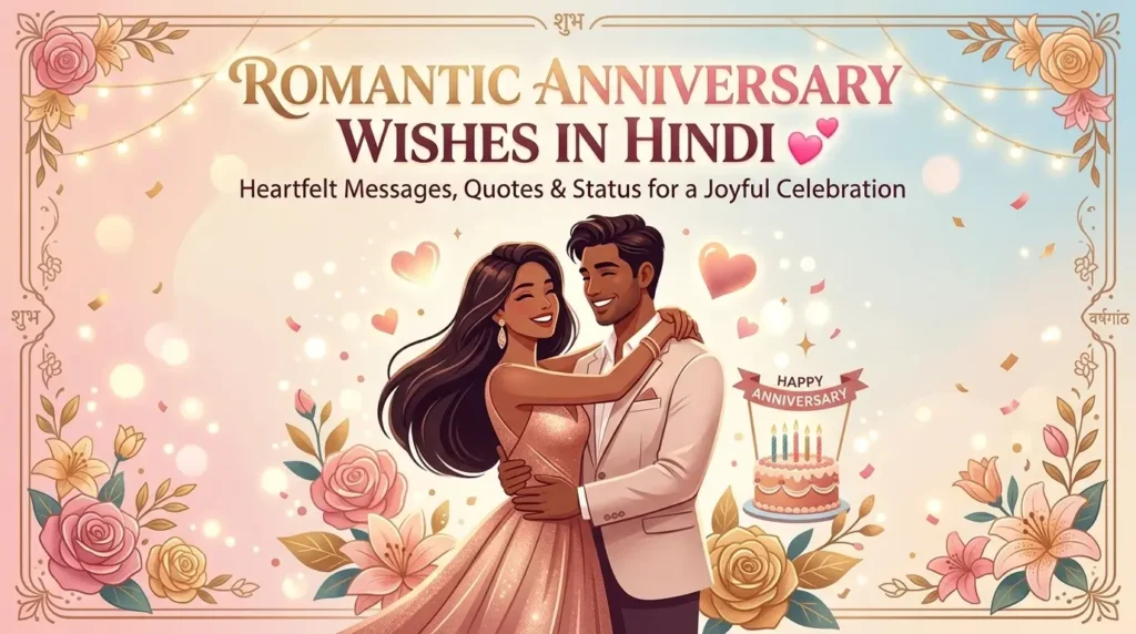 Romantic Anniversary Wishes in Hindi 💕
