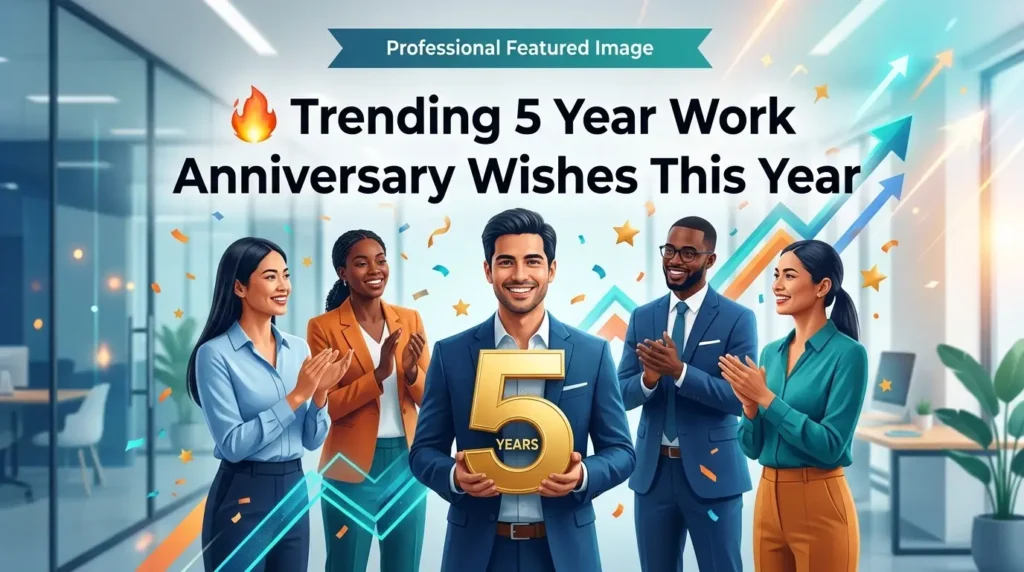 🔥 Trending 5 Year Work Anniversary Wishes This Year