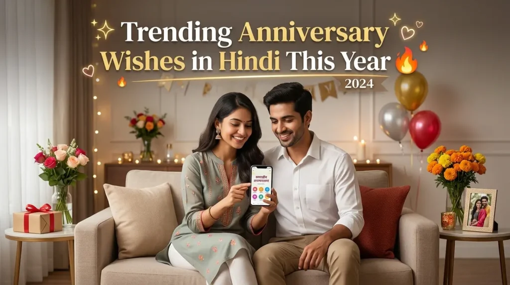 Trending Anniversary Wishes in Hindi This Year 🔥