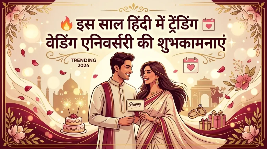 Trending Wedding Anniversary Wishes in Hindi This Year
