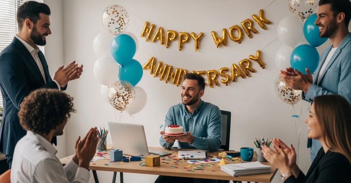 work anniversary messages