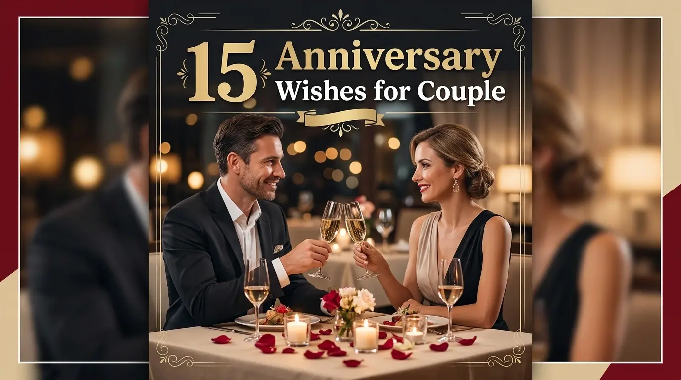15 Anniversary Wishes for Couple