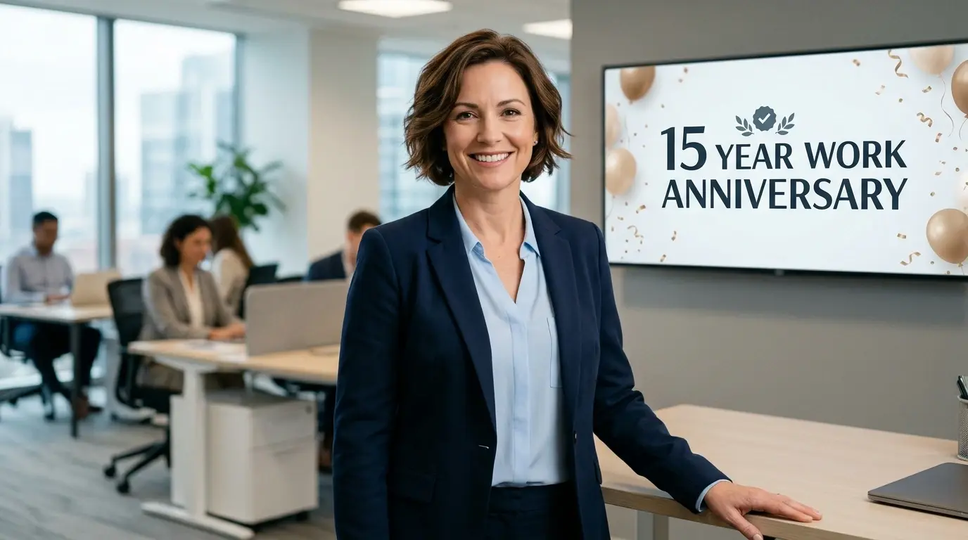 15 year work anniversary