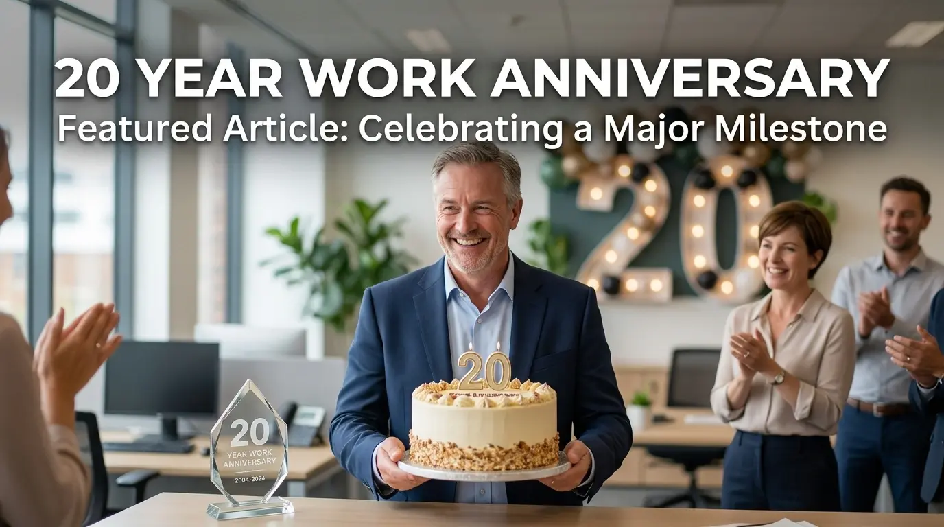 20 year work anniversary