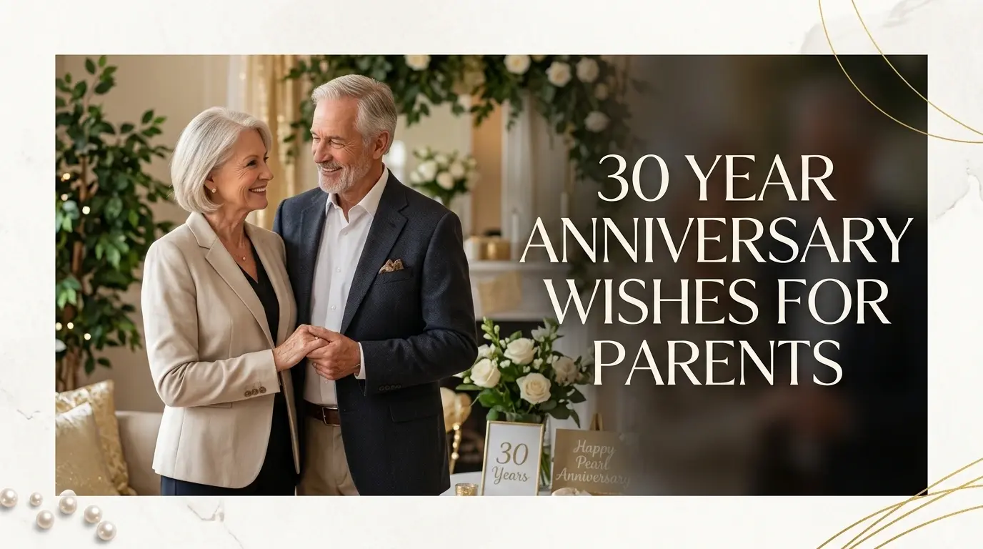 30 Year Anniversary Wishes for Parents