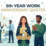 5th year work anniversary quotes