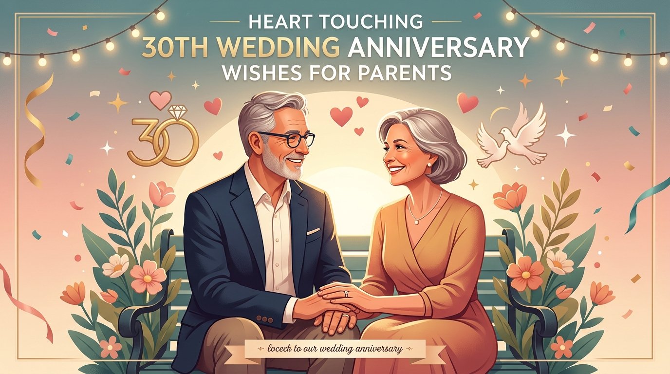Heart Touching 30th Wedding Anniversary Wishes for Parents