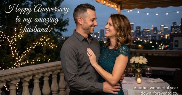 anniversary status for husband