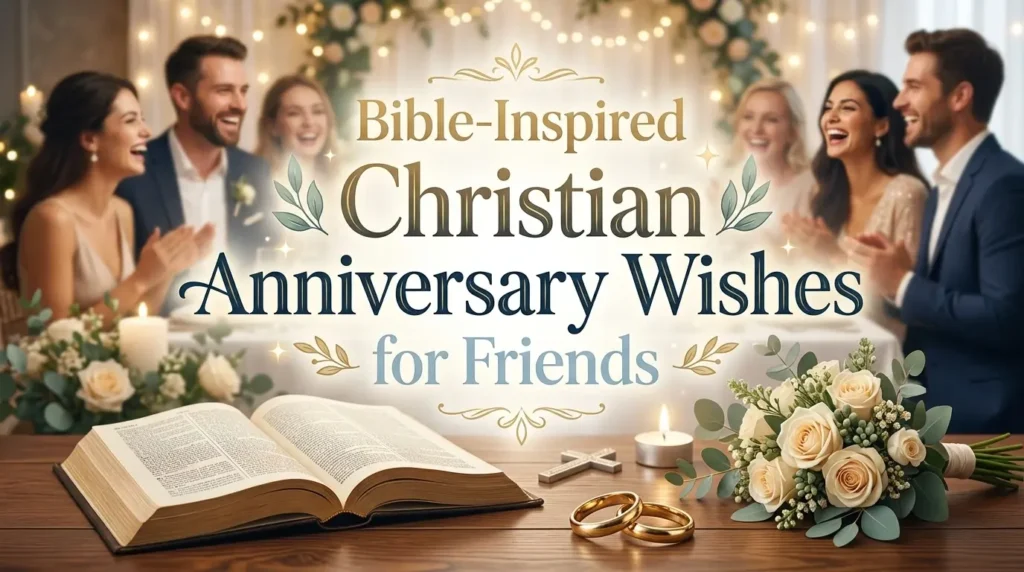 Bible-Inspired Christian Anniversary Wishes for Friends