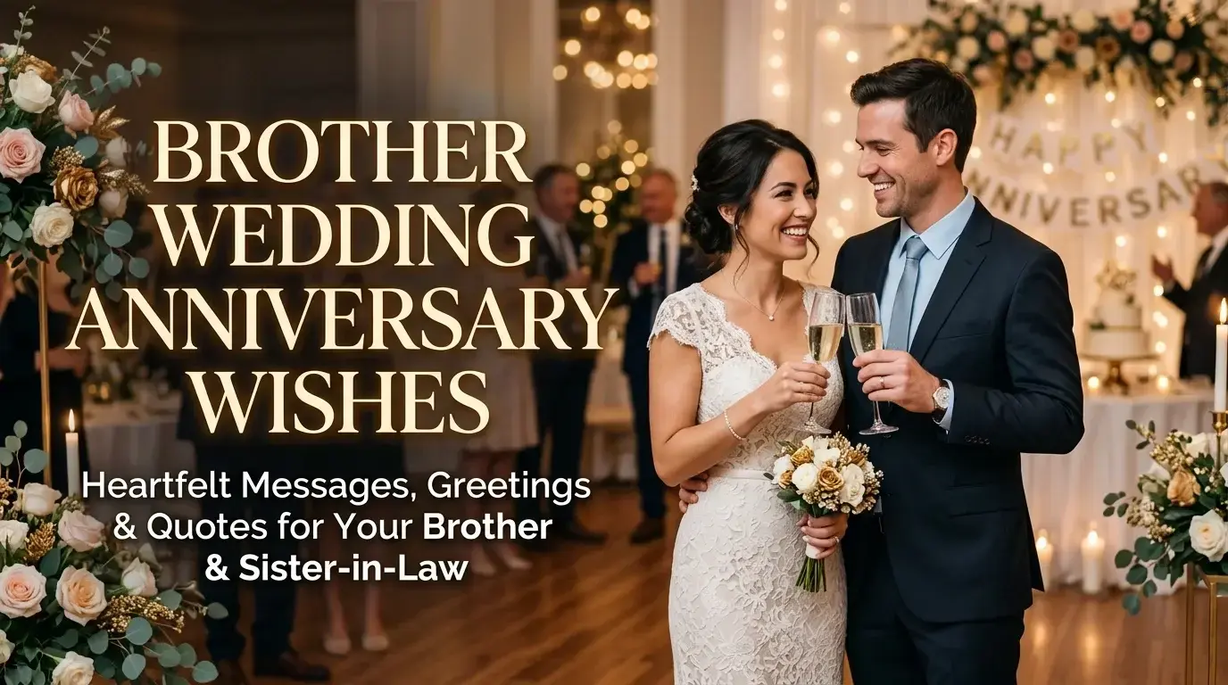 Brother wedding anniversary wishes
