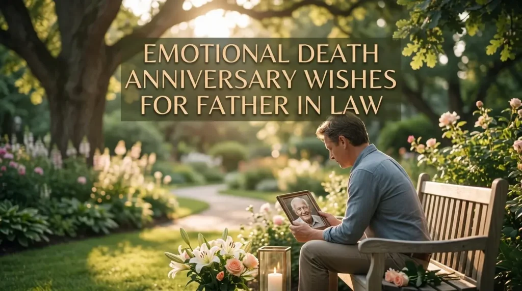 Emotional Death Anniversary Wishes for Father in Law