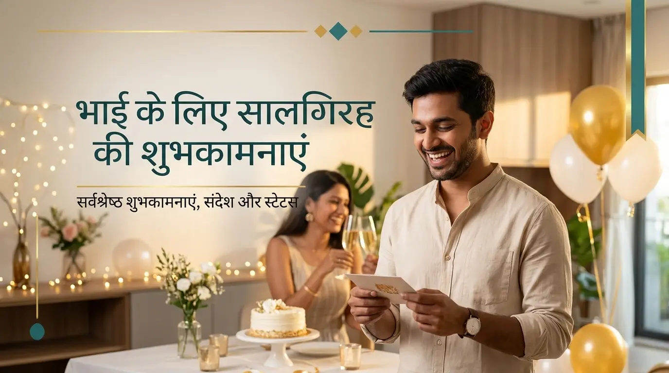 Happy anniversary wishes in hindi for brother