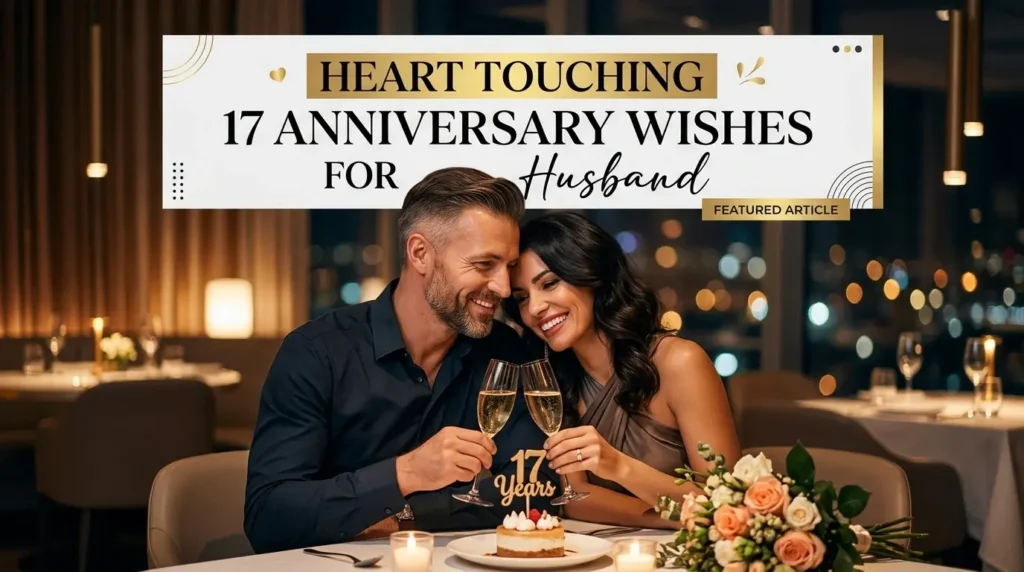 Heart Touching 17 Anniversary Wishes for Husband