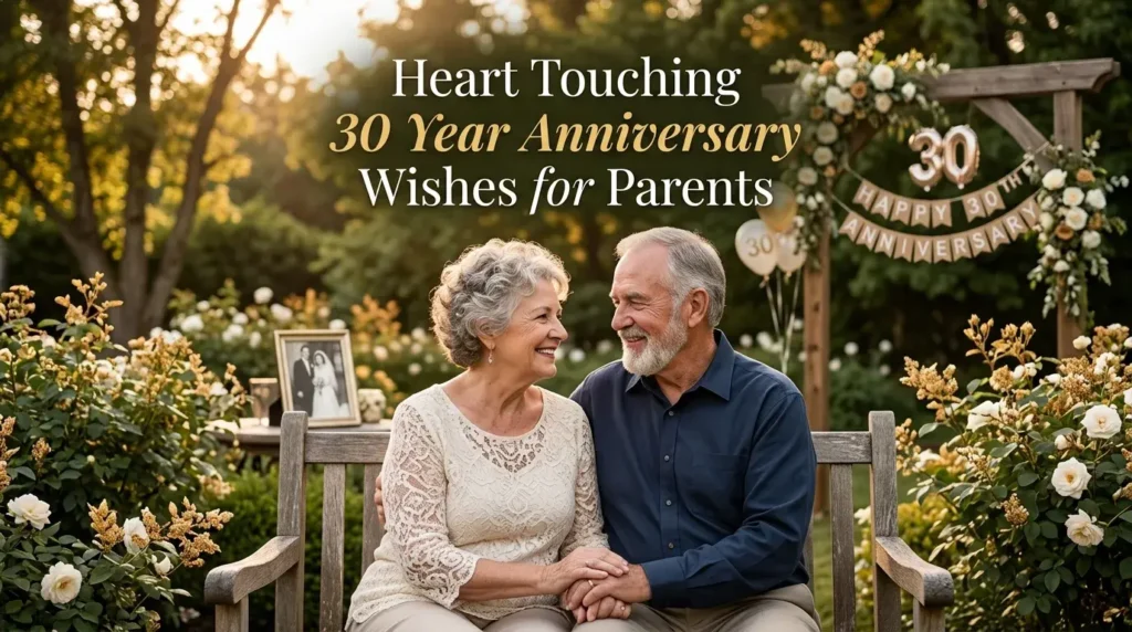 Heart Touching 30 Year Anniversary Wishes for Parents