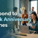 Respond to work anniversary wishes