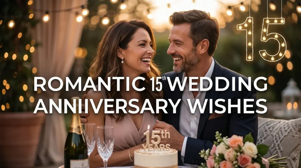 Romantic 15th Wedding Anniversary Wishes