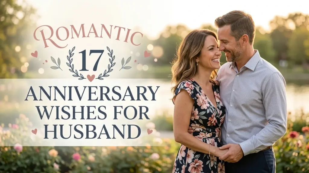 Romantic 17 Anniversary Wishes for Husband