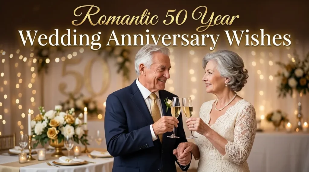 Romantic 50 Year Wedding Anniversary Wishes