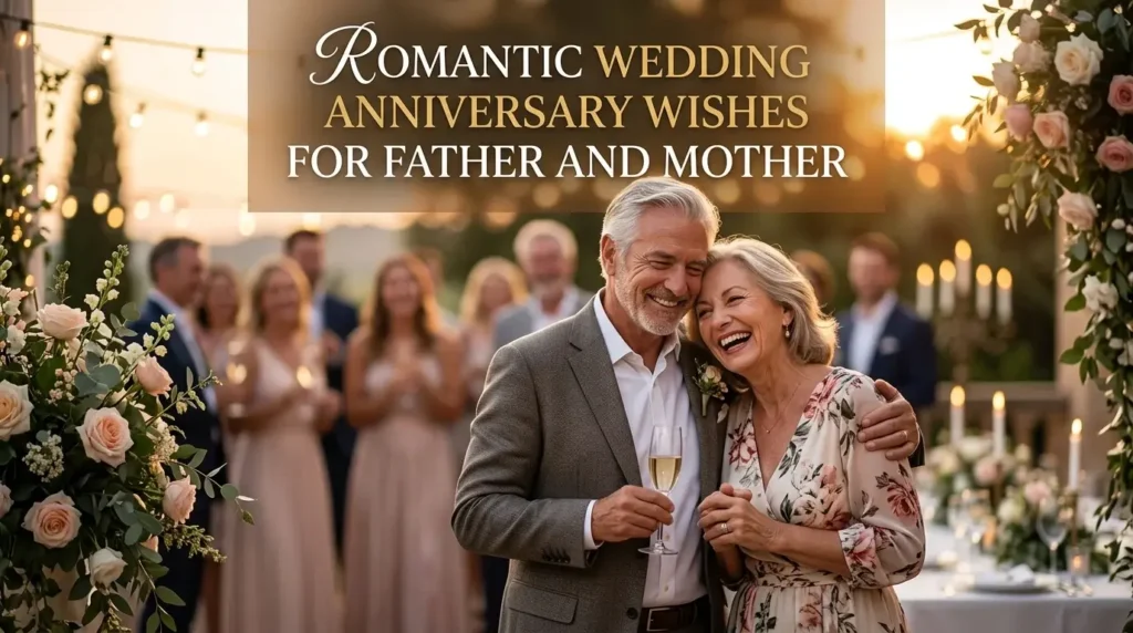 Romantic Wedding Anniversary Wishes for Father and Mother