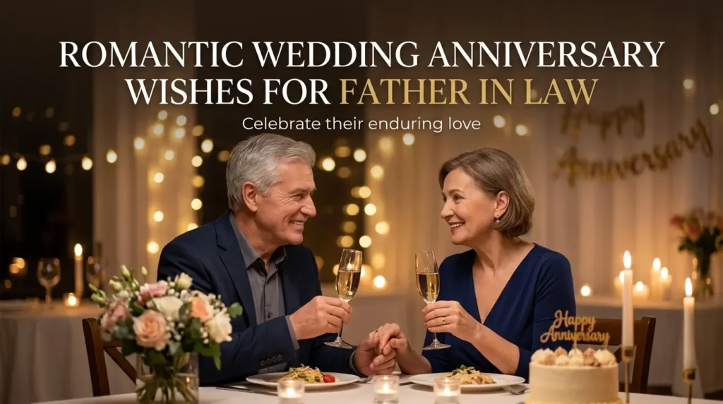 Romantic Wedding Anniversary Wishes for Father in Law