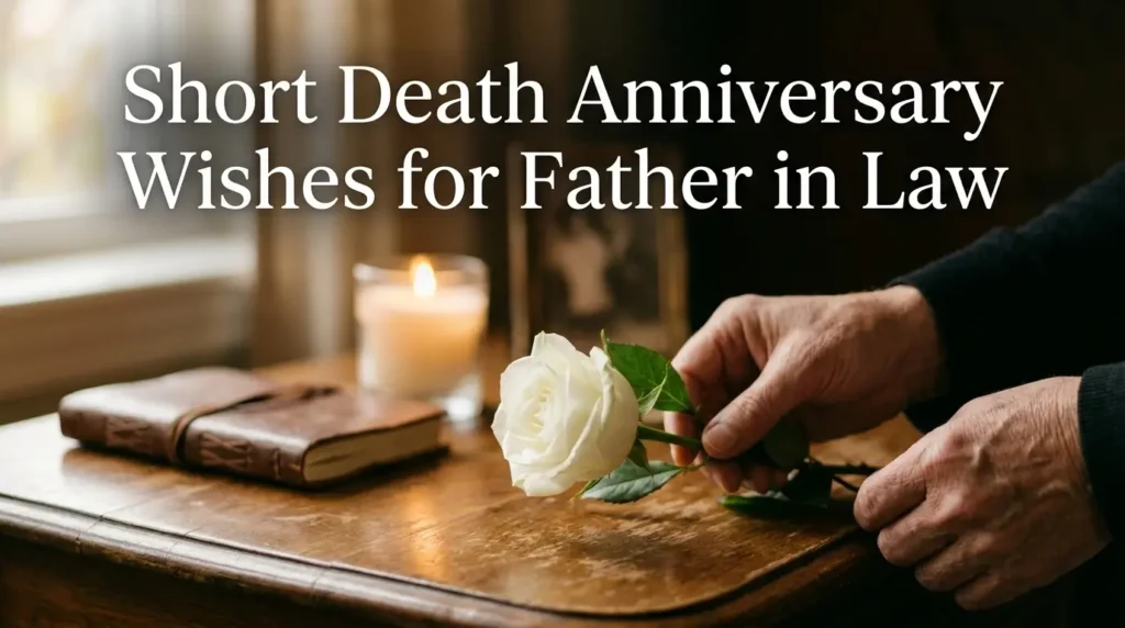 Short Death Anniversary Wishes for Father in Law