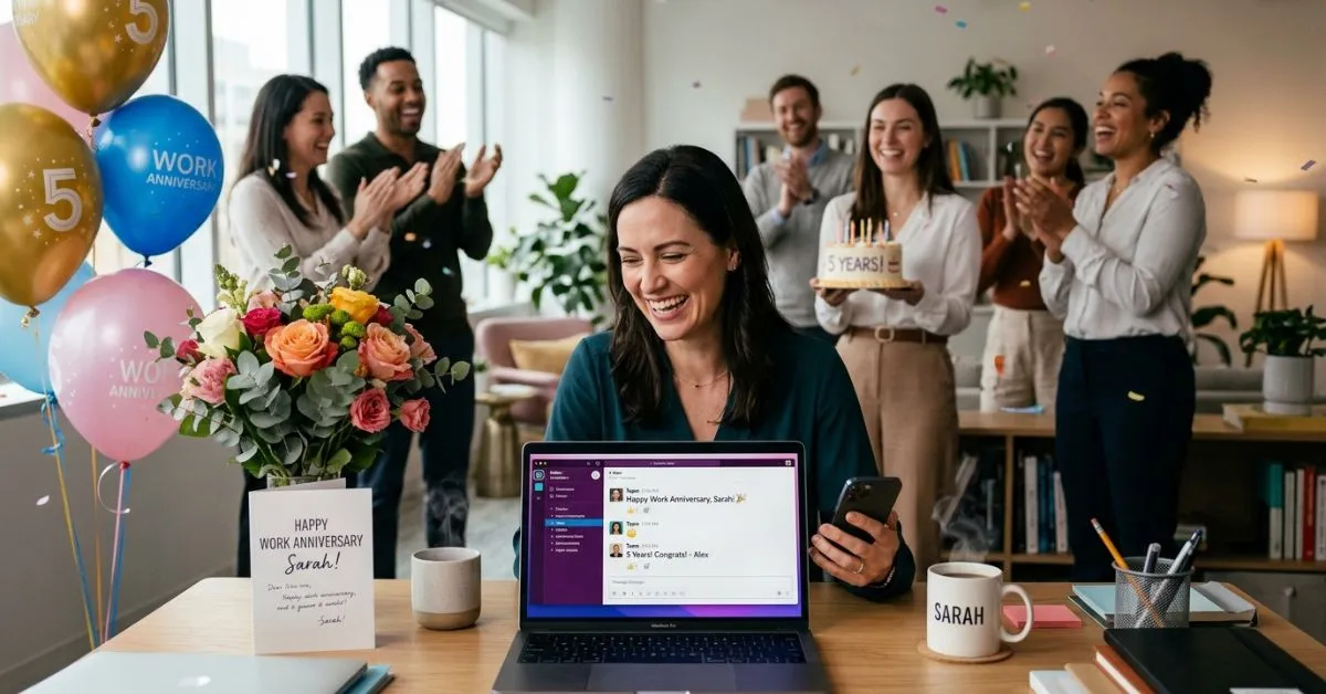 Thanks for Work Anniversary Wishes