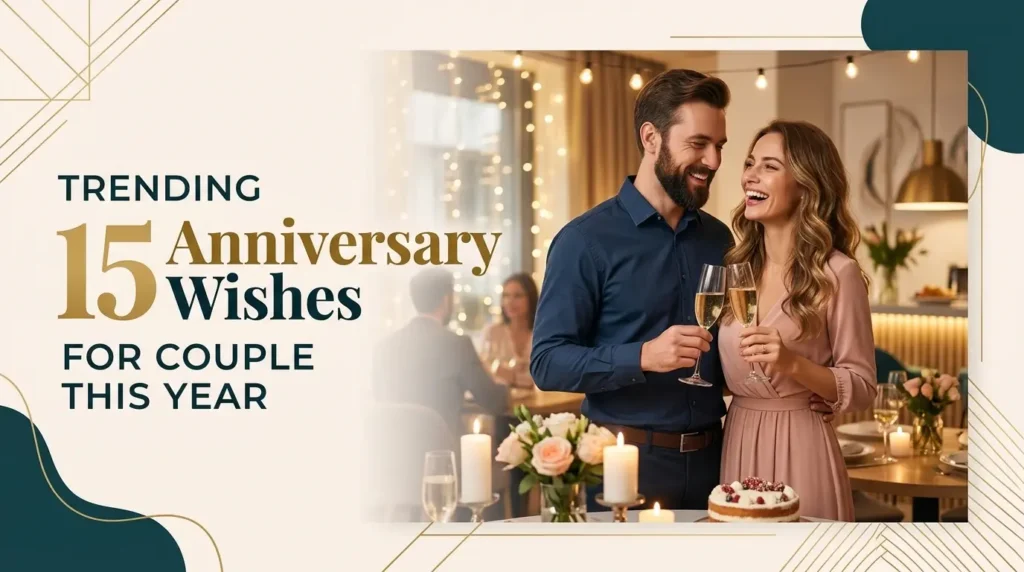 Trending 15 Anniversary Wishes for Couple This Year