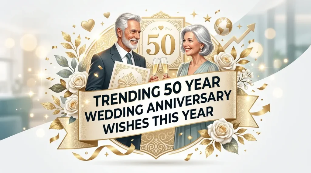 Trending 50 Year Wedding Anniversary Wishes This Year