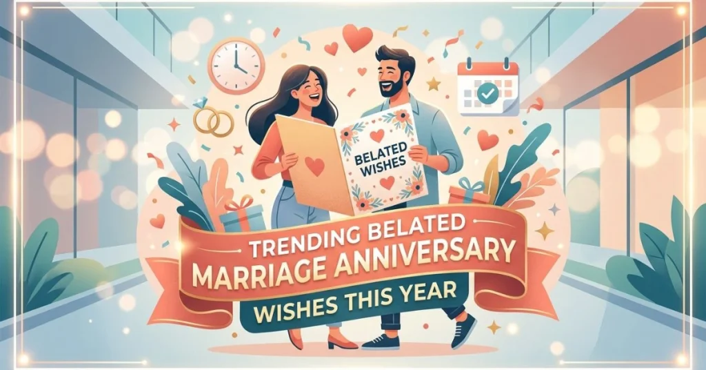 Trending Belated Marriage Anniversary Wishes This Year