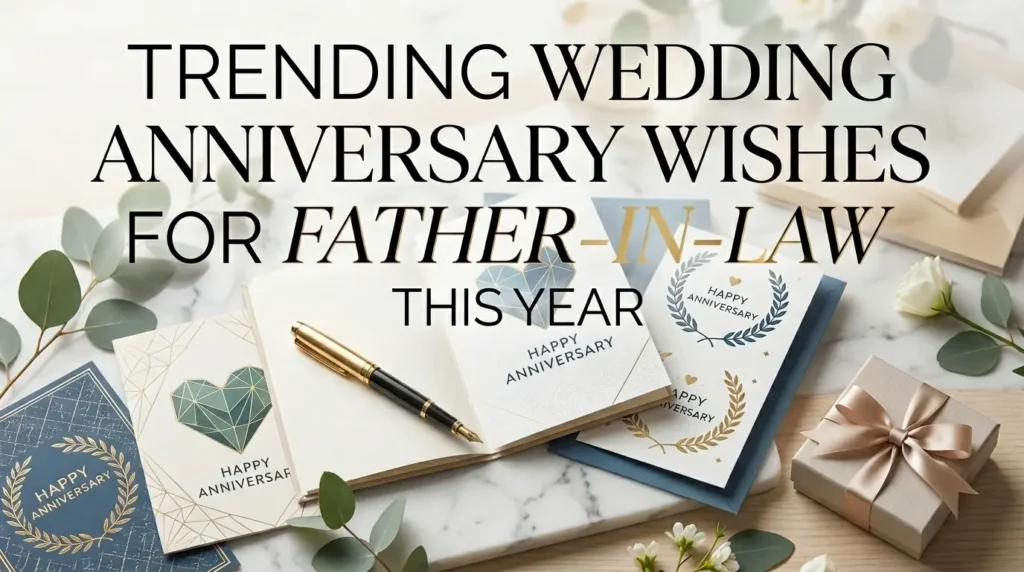 Trending Wedding Anniversary Wishes for Father in Law This Year