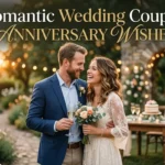 Romantic Wedding Couple Anniversary Wishes