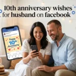 10th anniversary wishes for husband on Facebook