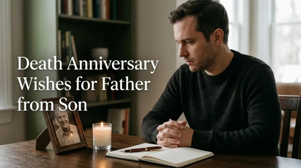 Death Anniversary Wishes for Father from Son