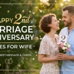 happy 2nd marriage anniversary wishes for wife