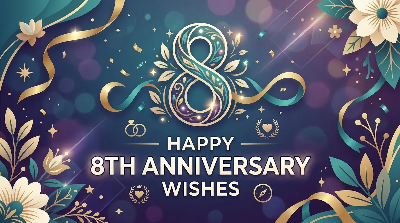 happy 8th anniversary wishes