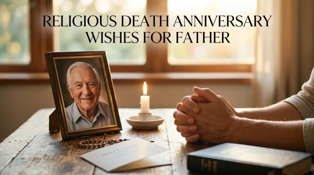 Religious Death Anniversary Wishes for Father