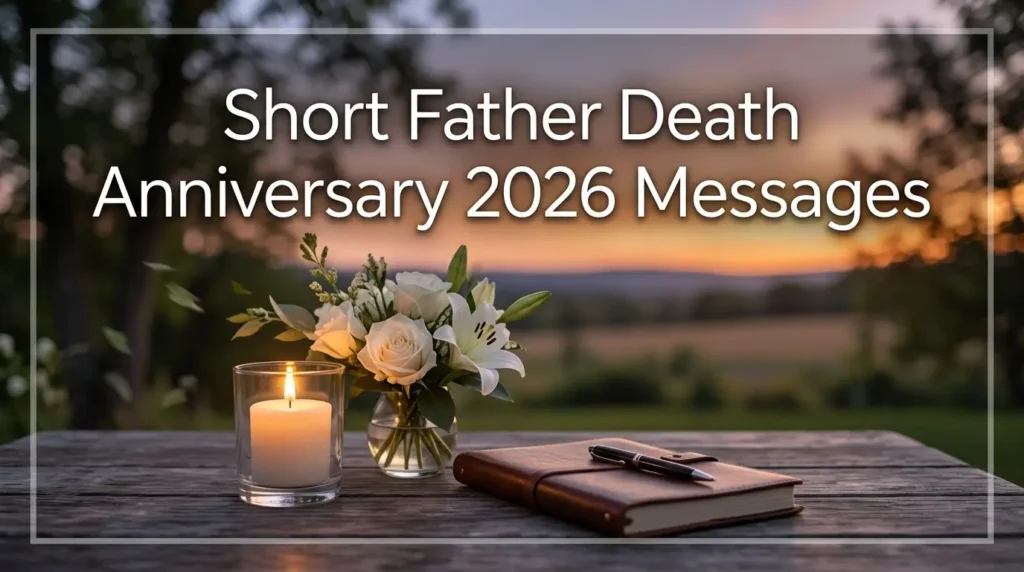 Short Father Death Anniversary 2026 Messages